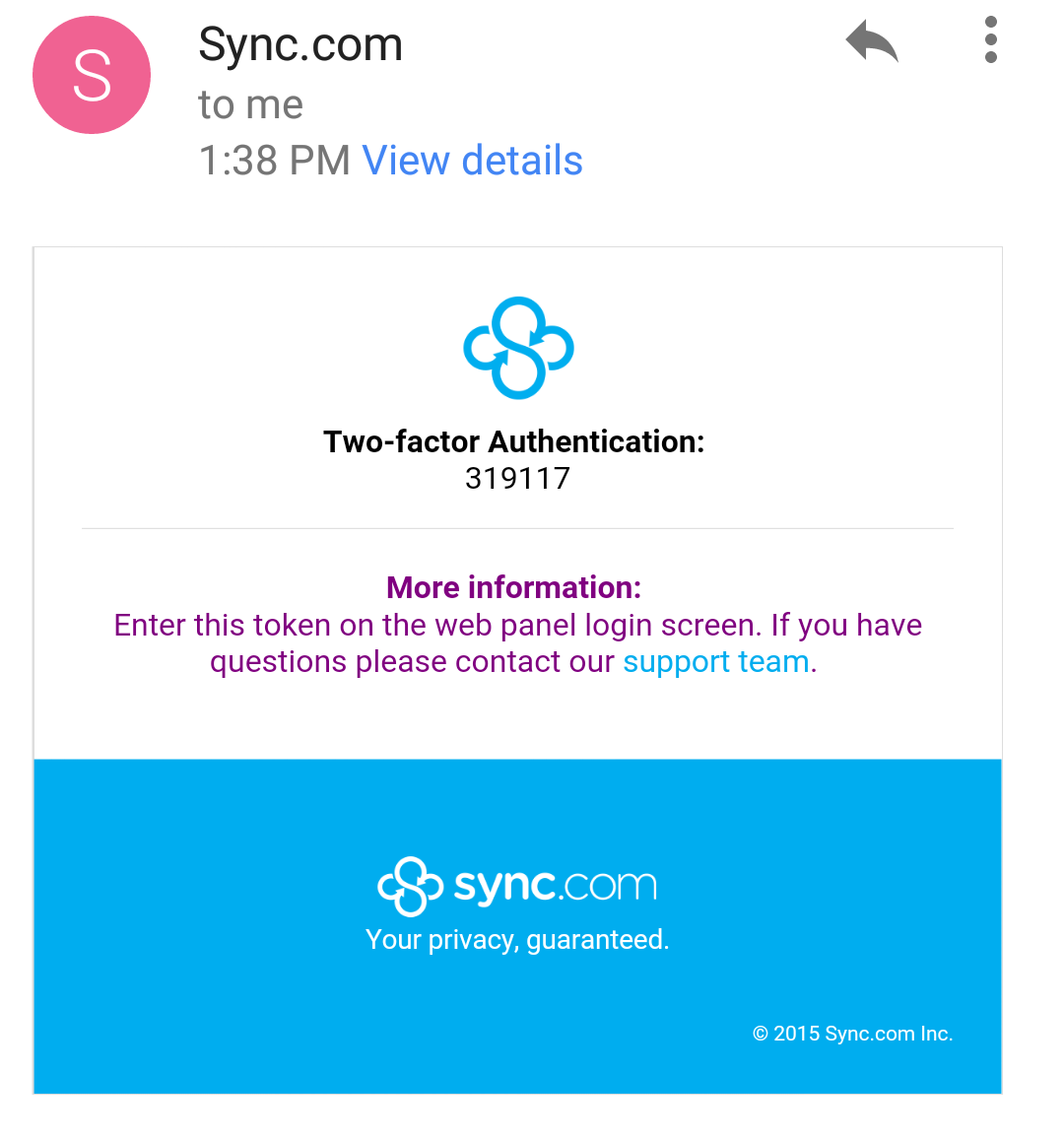 Sync Com App