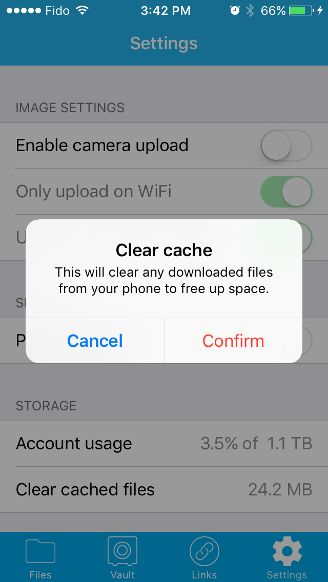 comment vider cache ios