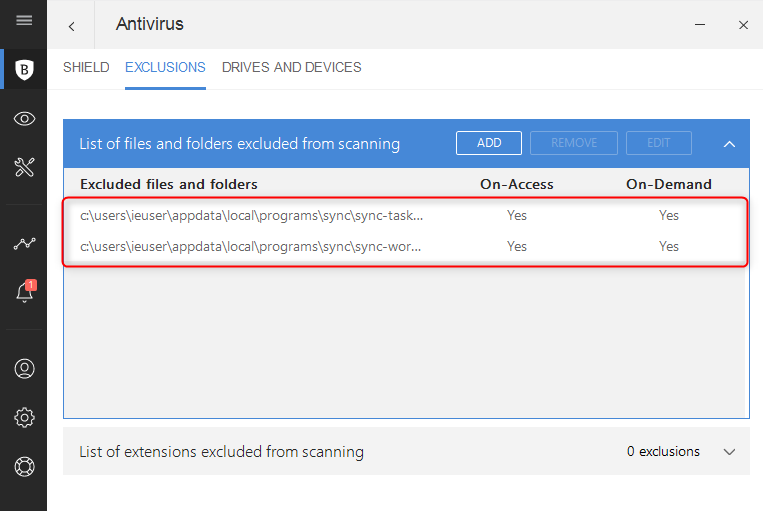 How to exclude files and folders from Bitdefender Antivirus scan