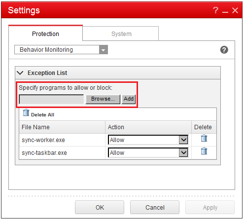 How do I allow Sync to work with Trend Micro OfficeScan?